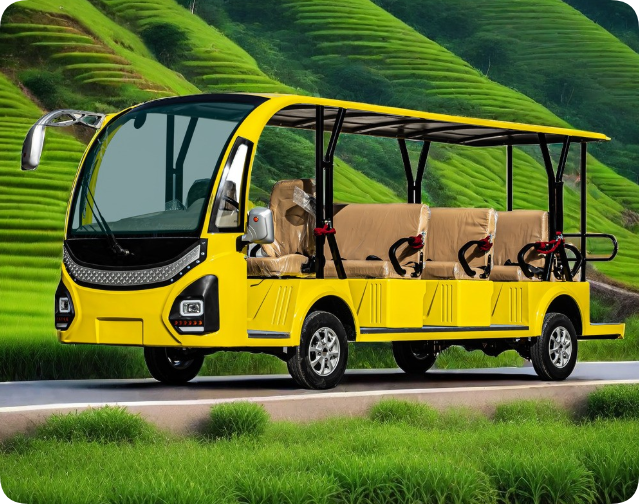 Scenic spot sightseeing bus